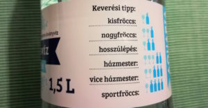 Eriggy a bótba, de fröccsvizet hozz ám!